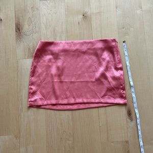 NWOT Satin Micro Skirt Free People